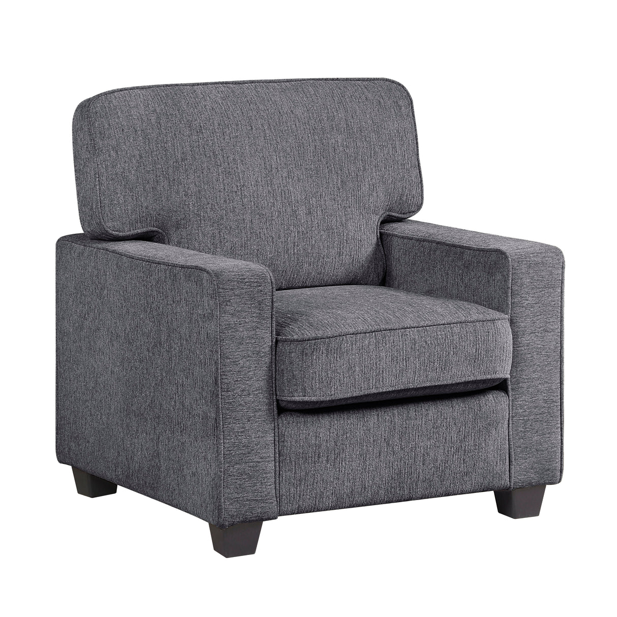 Frances Dark Gray Chair by Homelegance at Eve Furniture