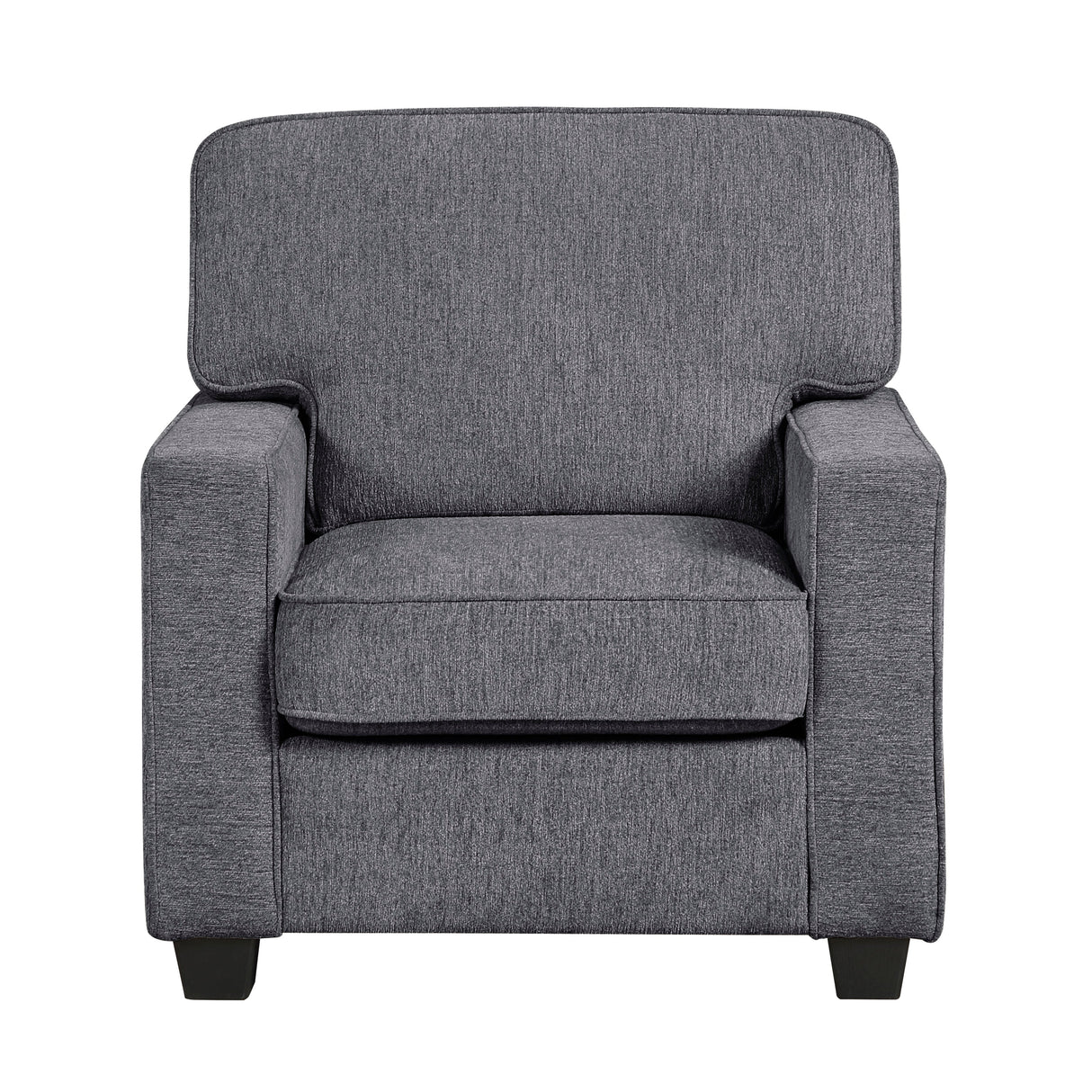 Frances Dark Gray Chair by Homelegance at Eve Furniture