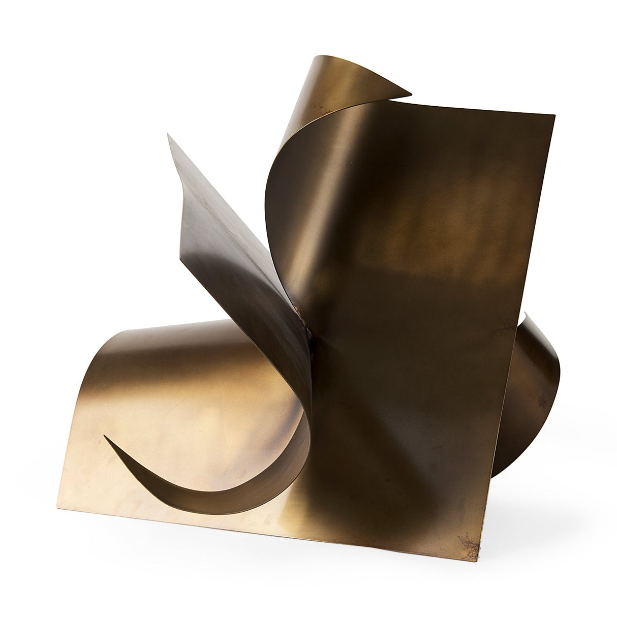 Francesca 18.1L x 18.1W x 18.1H Antique Gold Metal Sculptural Decorative Object by Mercana at Eve Furniture