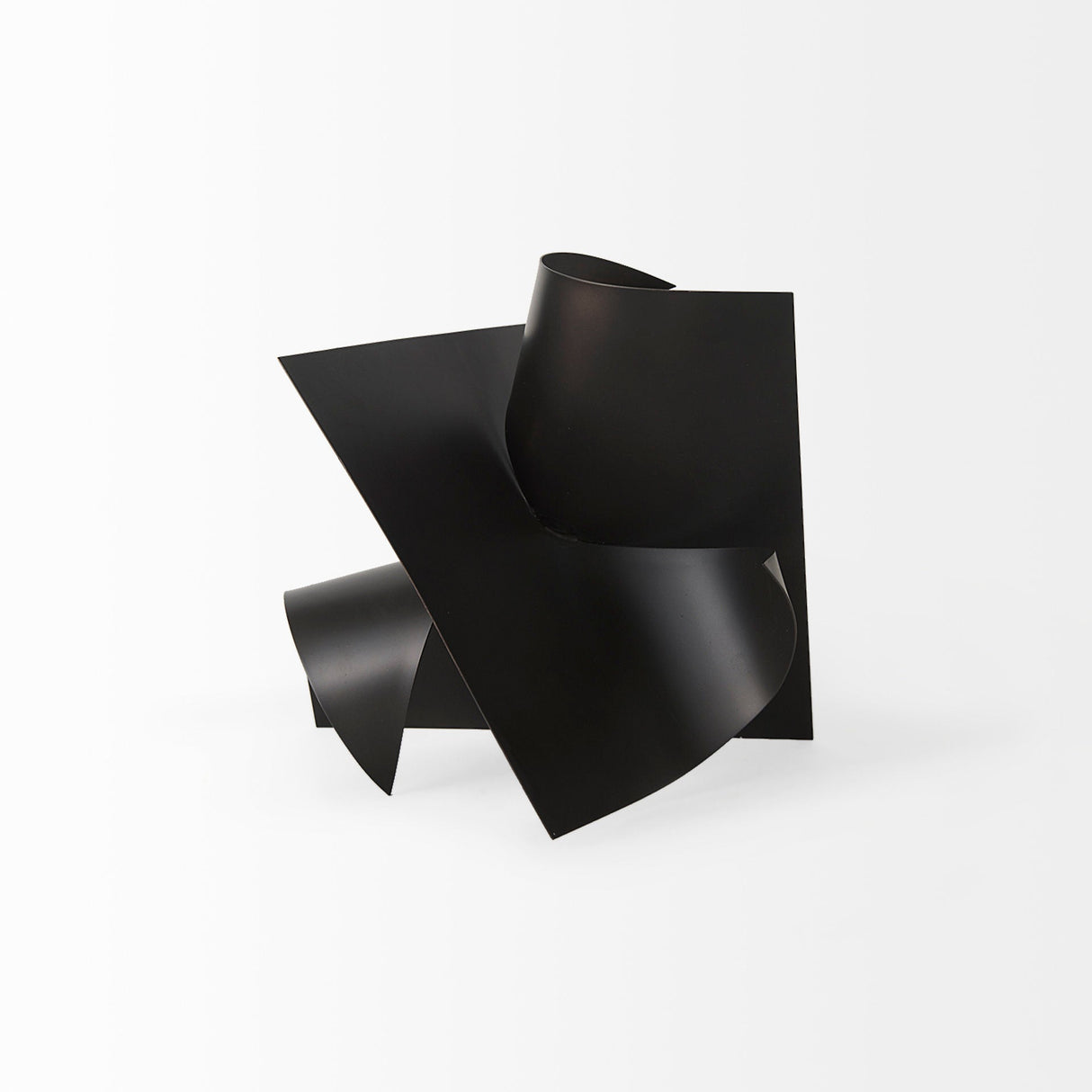 Francesca Black Metal Sculptural Decorative Object by Mercana at Eve Furniture