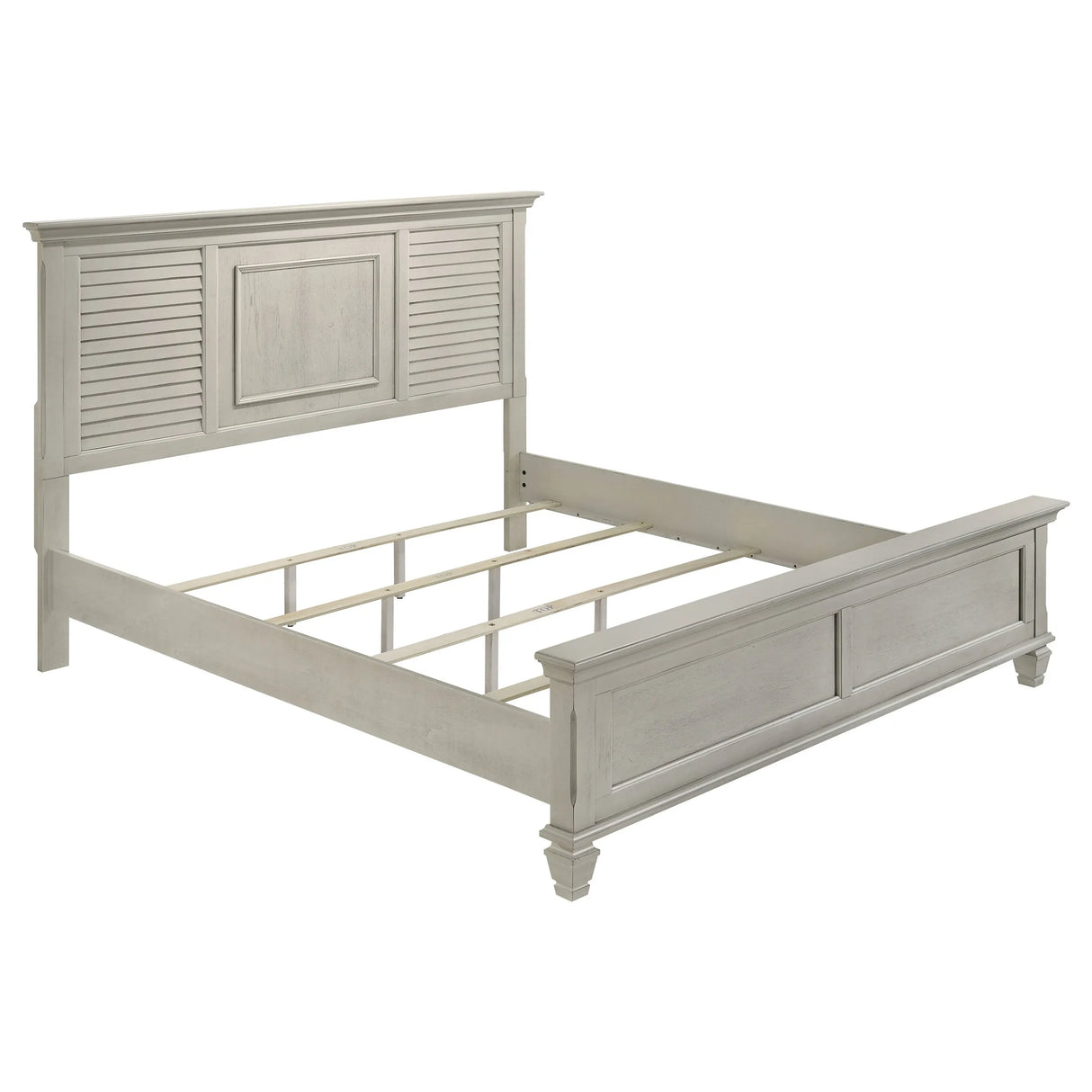 Franco Antique White 5-Piece Eastern King Storage Bedroom Set by Coaster at Eve Furniture
