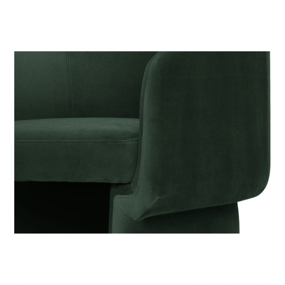 Franco Chair Dark Green by Moe's Home at Eve Furniture