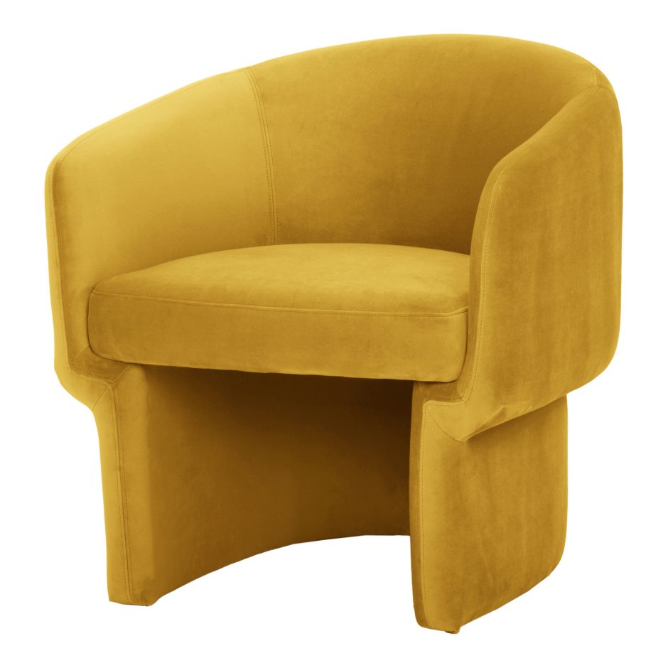 Franco Chair Mustard by Moe's Home at Eve Furniture
