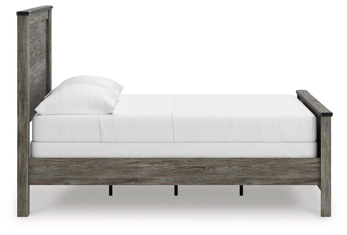 Frandern Black/Gray Full Panel Bed by Ashley at Eve Furniture