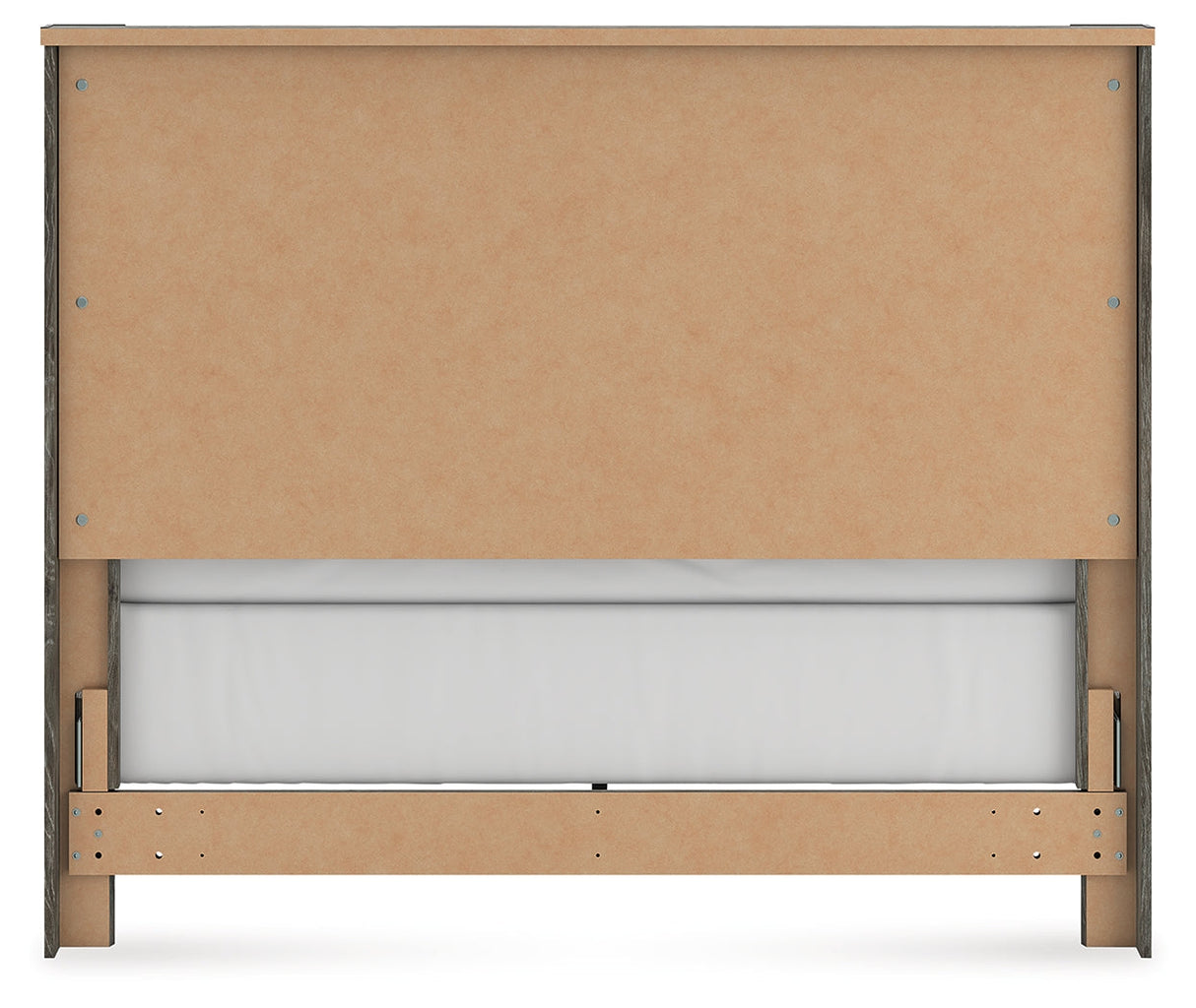 Frandern Black/Gray Queen Panel Bed by Ashley at Eve Furniture