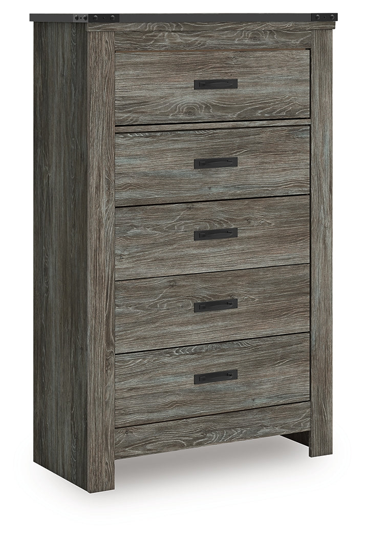 Frandern Gray Chest of Drawers by Ashley at Eve Furniture