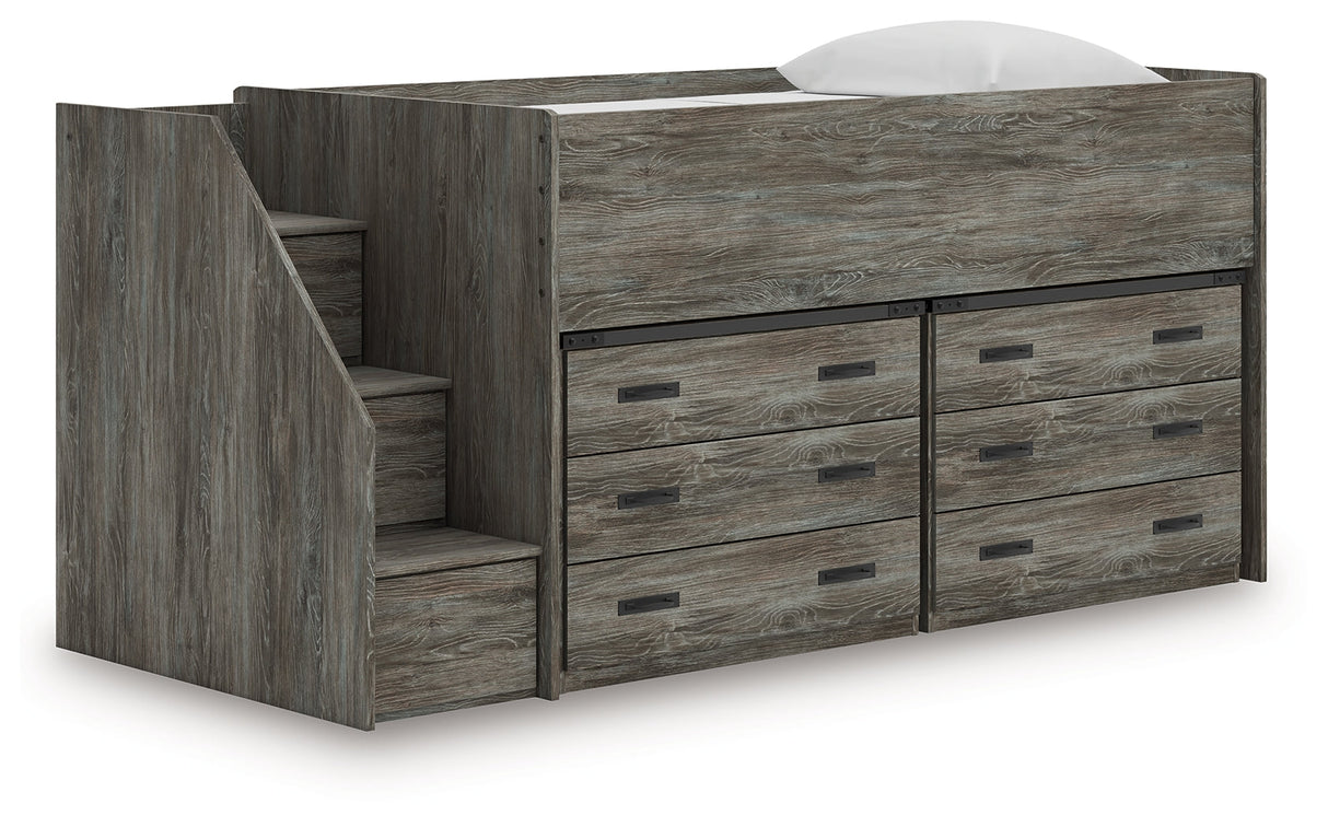Frandern Twin Loft Bed with Drawer Storage by Ashley at Eve Furniture