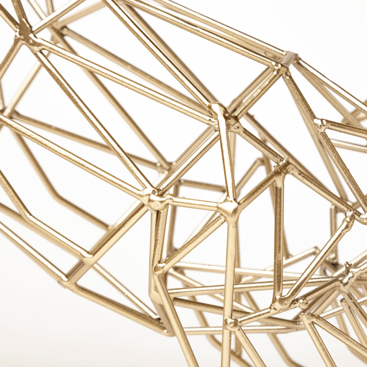 Frankie II 13L x 6W Gold Wire Framed Dog Shaped Decor by Mercana at Eve Furniture