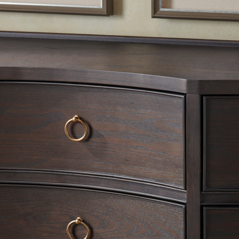 Franklin Brown Nine-Drawer Dresser by Crestview at Eve Furniture