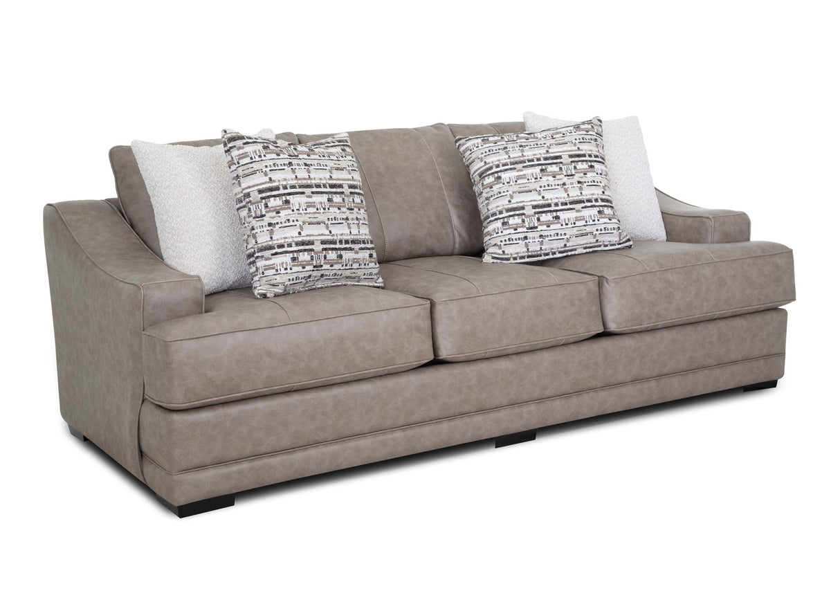 Franklin Duvall Greige Oversized Sofa & Loveseat by Happy Homes at Eve Furniture
