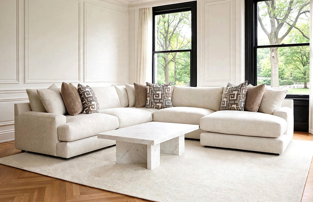 Franklin Jude Natural Oversized Reversible Sectional by Happy Homes at Eve Furniture