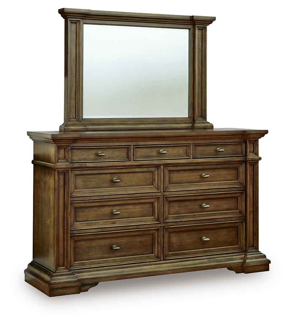 Frantanna Brown Dresser and Mirror by Ashley at Eve Furniture