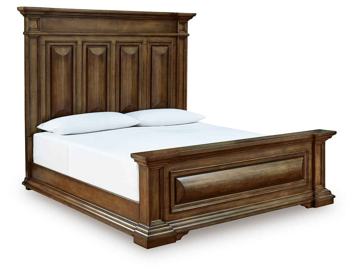 Frantanna Brown King Panel Bed by Ashley at Eve Furniture