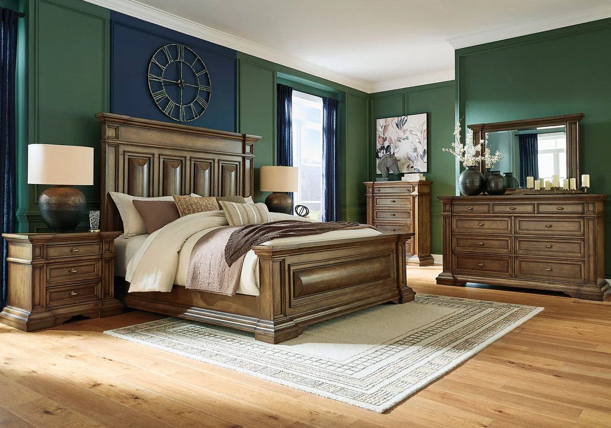 Frantanna Brown Panel Bedroom Set by Ashley at Eve Furniture