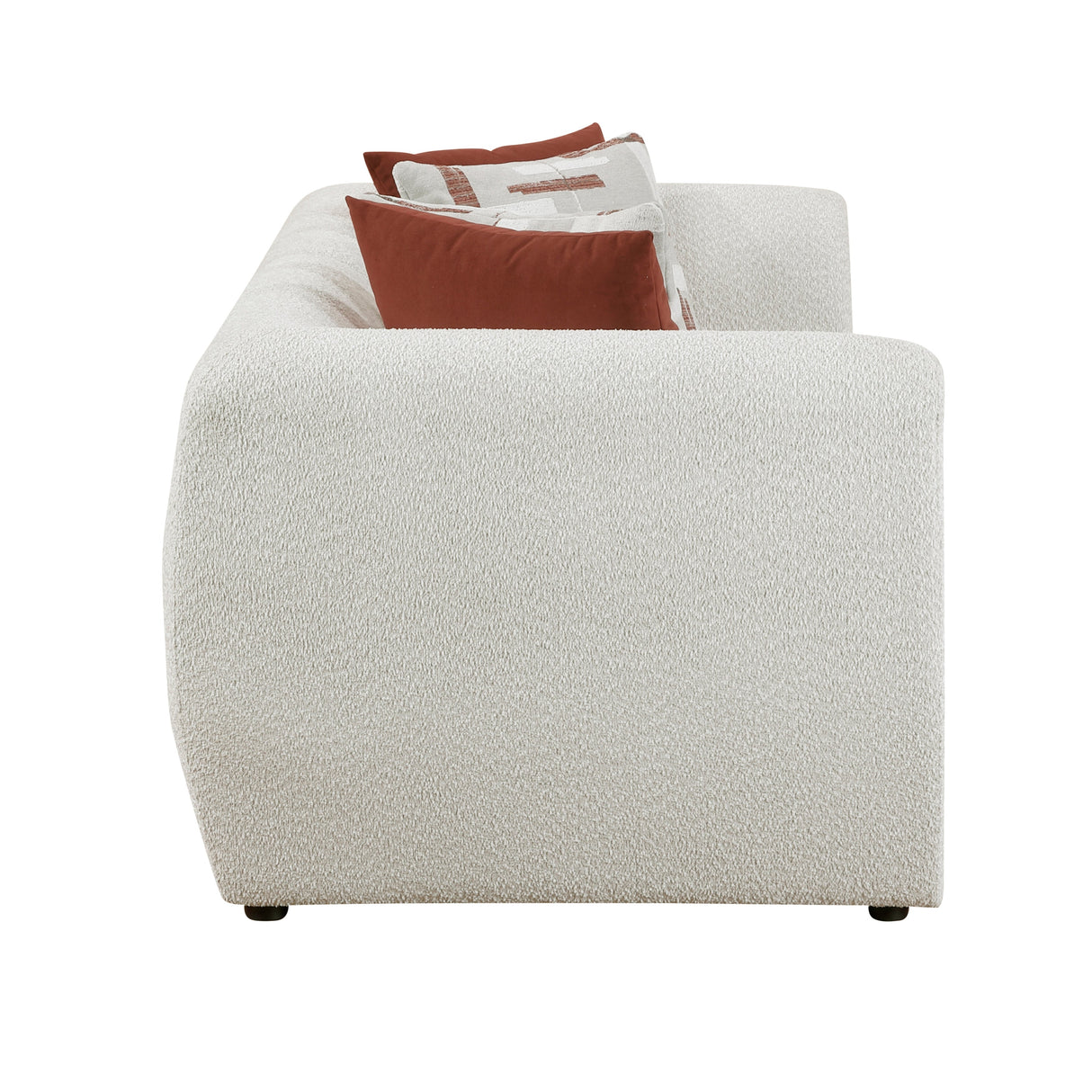 Franz Beige Chenille 3-Piece Modular Loveseat by Homelegance at Eve Furniture