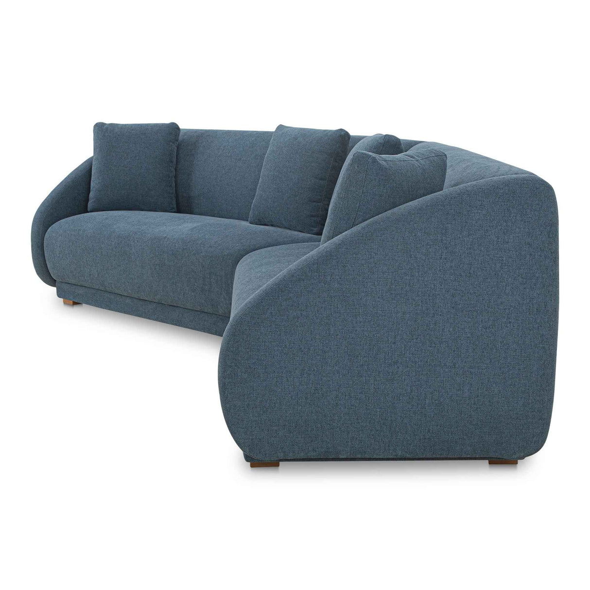 Fraser Deep Blue 2 Piece Modular Sofa