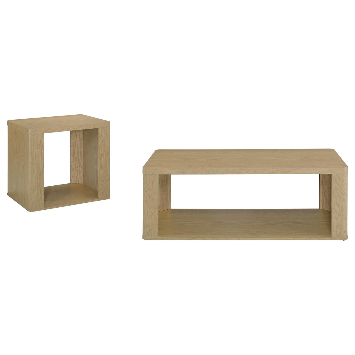 Fraser Greige 2-Piece Occasional Table Set by Coaster at Eve Furniture