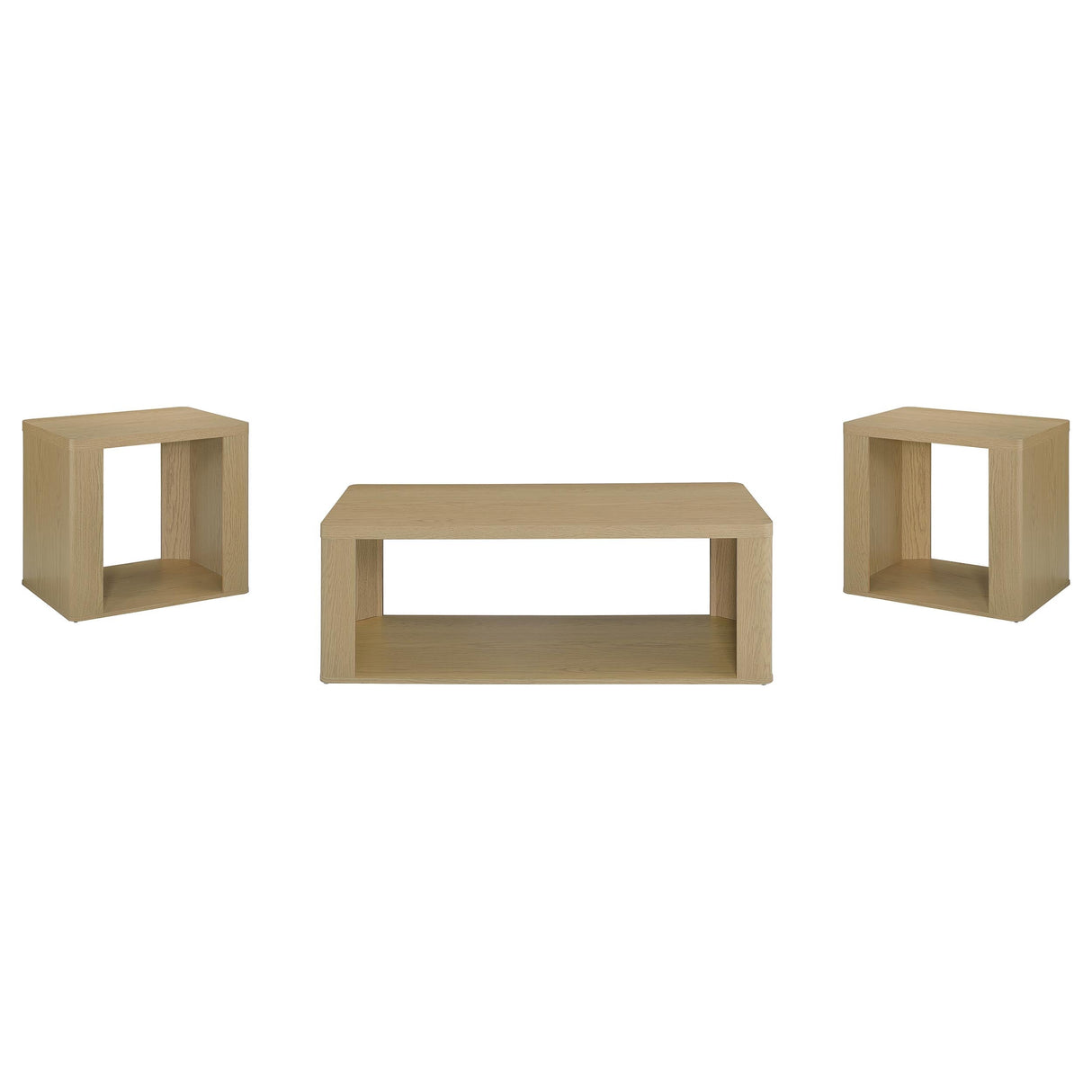 Fraser Greige 3-Piece Occasional Table Set by Coaster at Eve Furniture