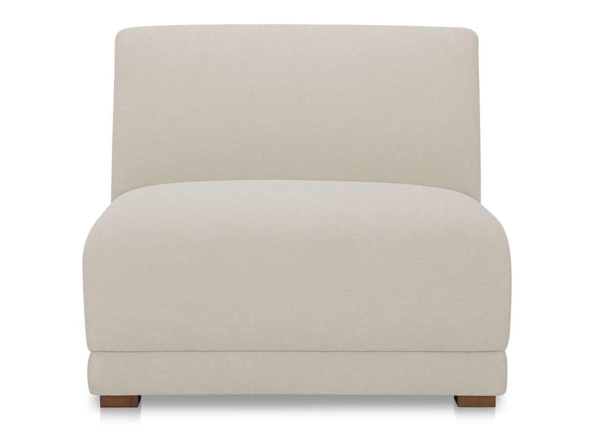 Fraser Off White Slipper Chair by MOES at Eve Furniture