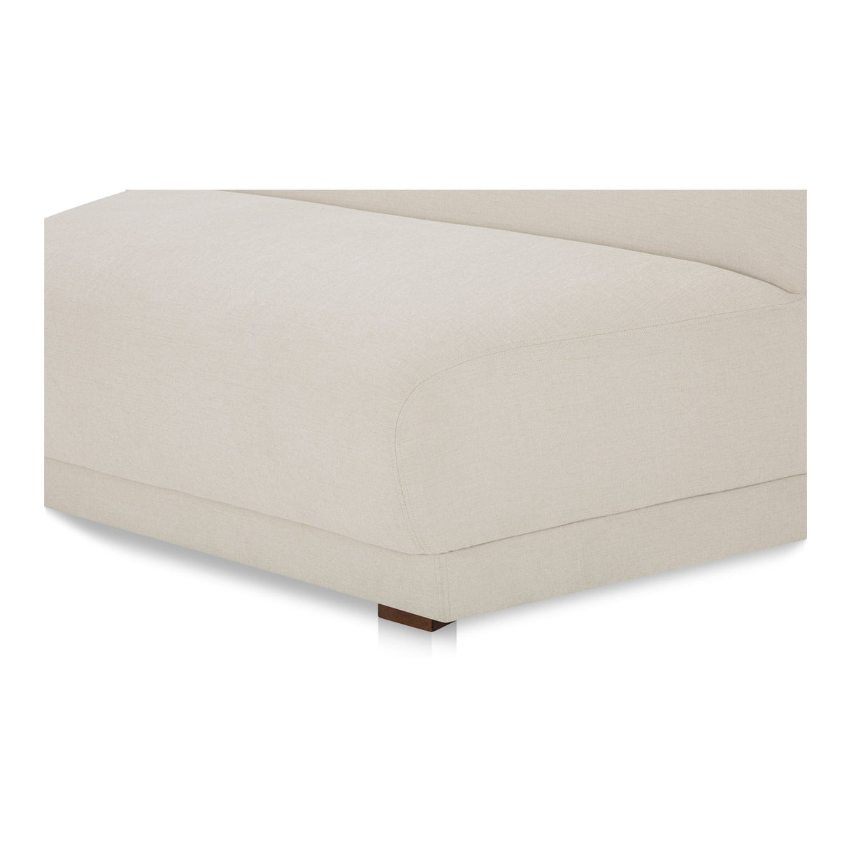 Fraser Off White Wedge Slipper Chair by Moe's Home at Eve Furniture