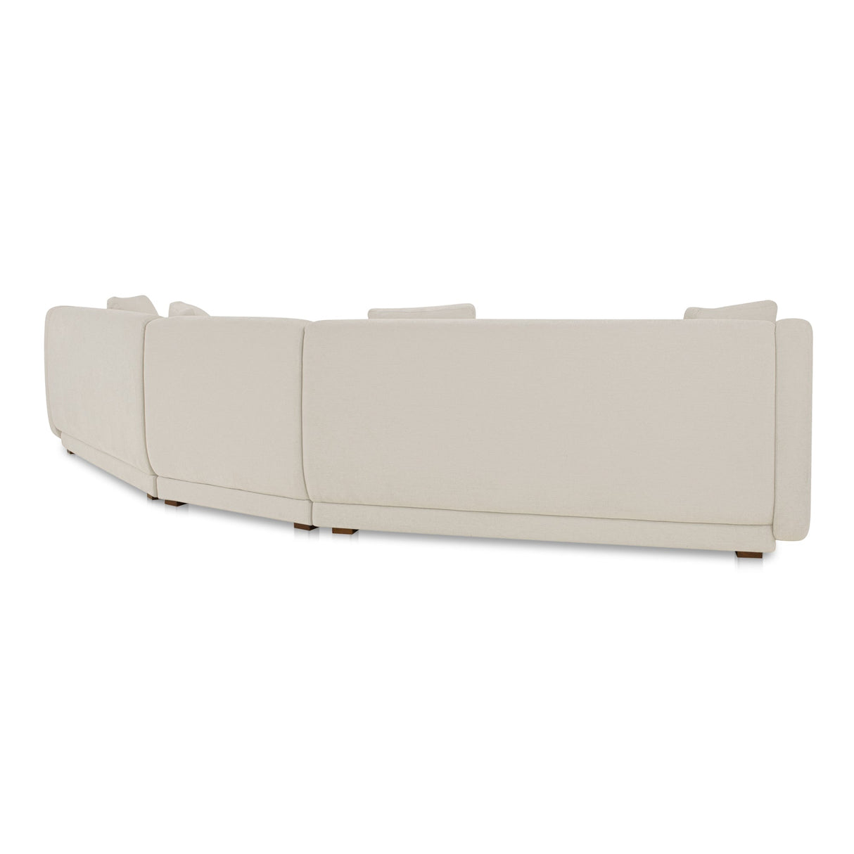 Fraser White 4 Piece Modular Sectional by Moe's Home at Eve Furniture