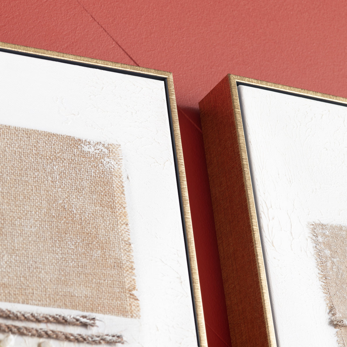 Frayed Lines Brown/White Canvas by Crestview at Eve Furniture