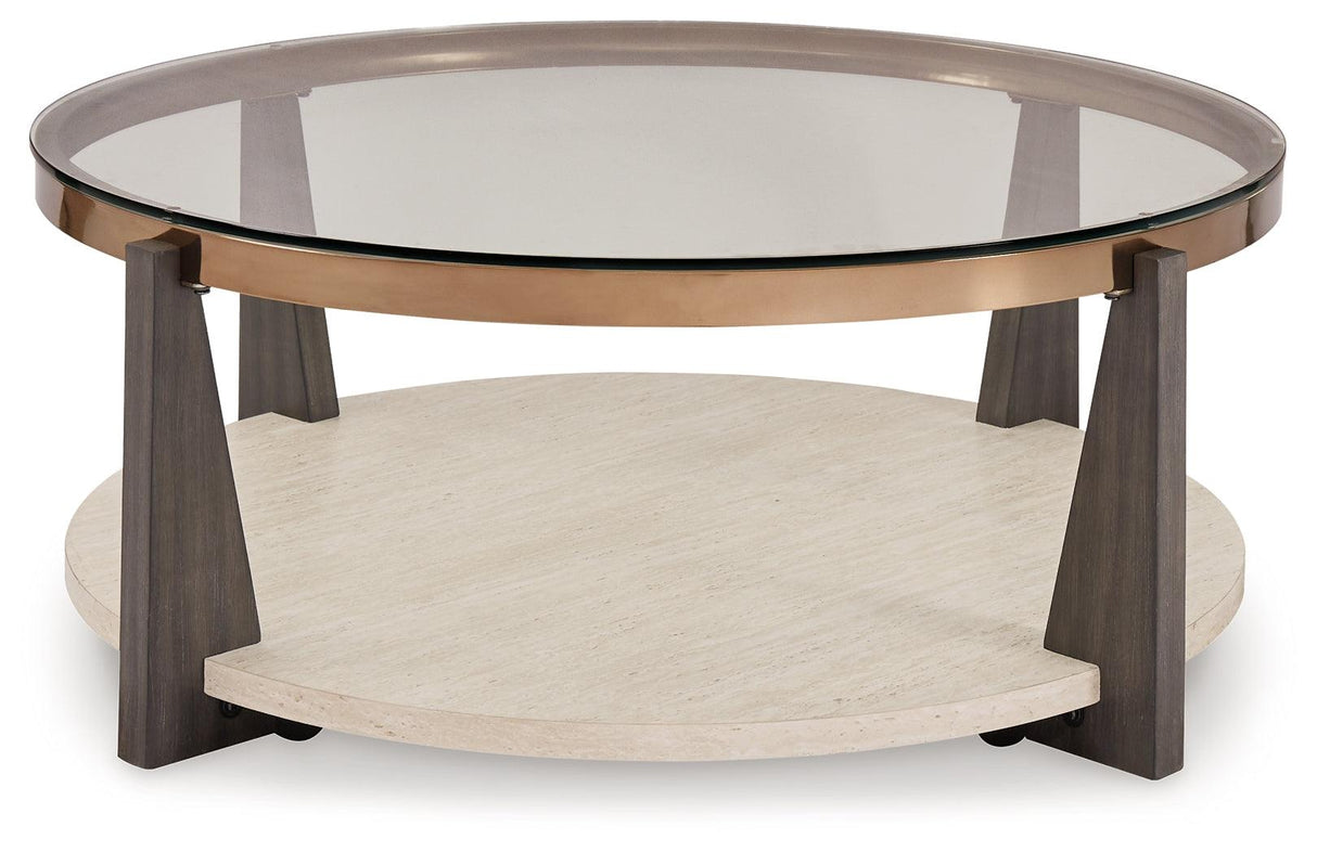 Frazwa Multi Coffee Table by Ashley at Eve Furniture