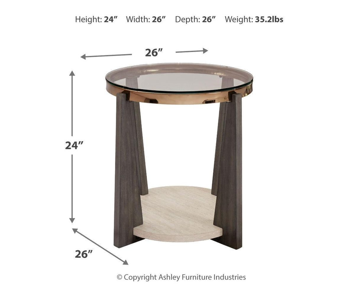 Frazwa Multi End Table by Ashley at Eve Furniture