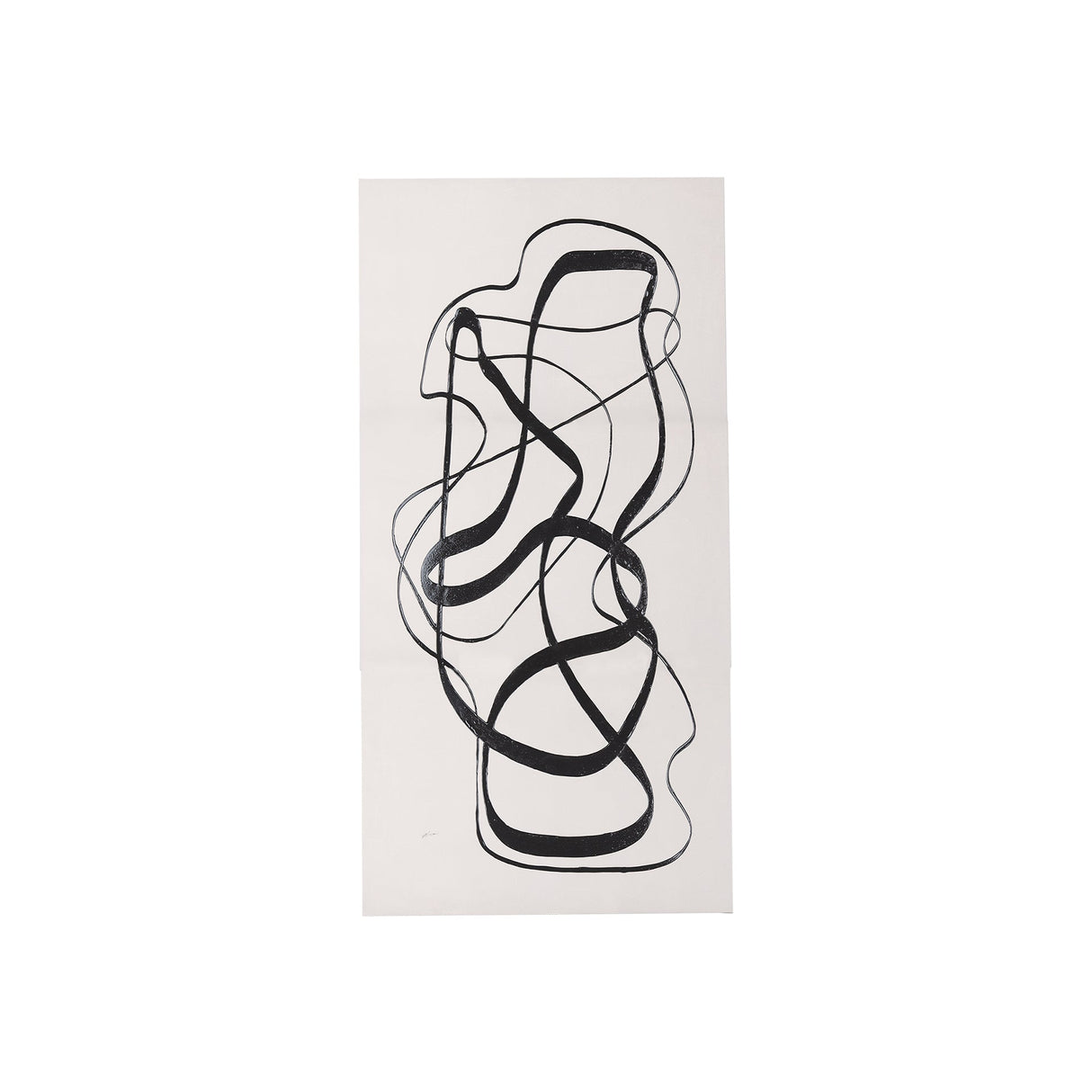 Free Lines Creamy by Mercana Studio a Hand Embellished Textured Canvas by Mercana at Eve Furniture