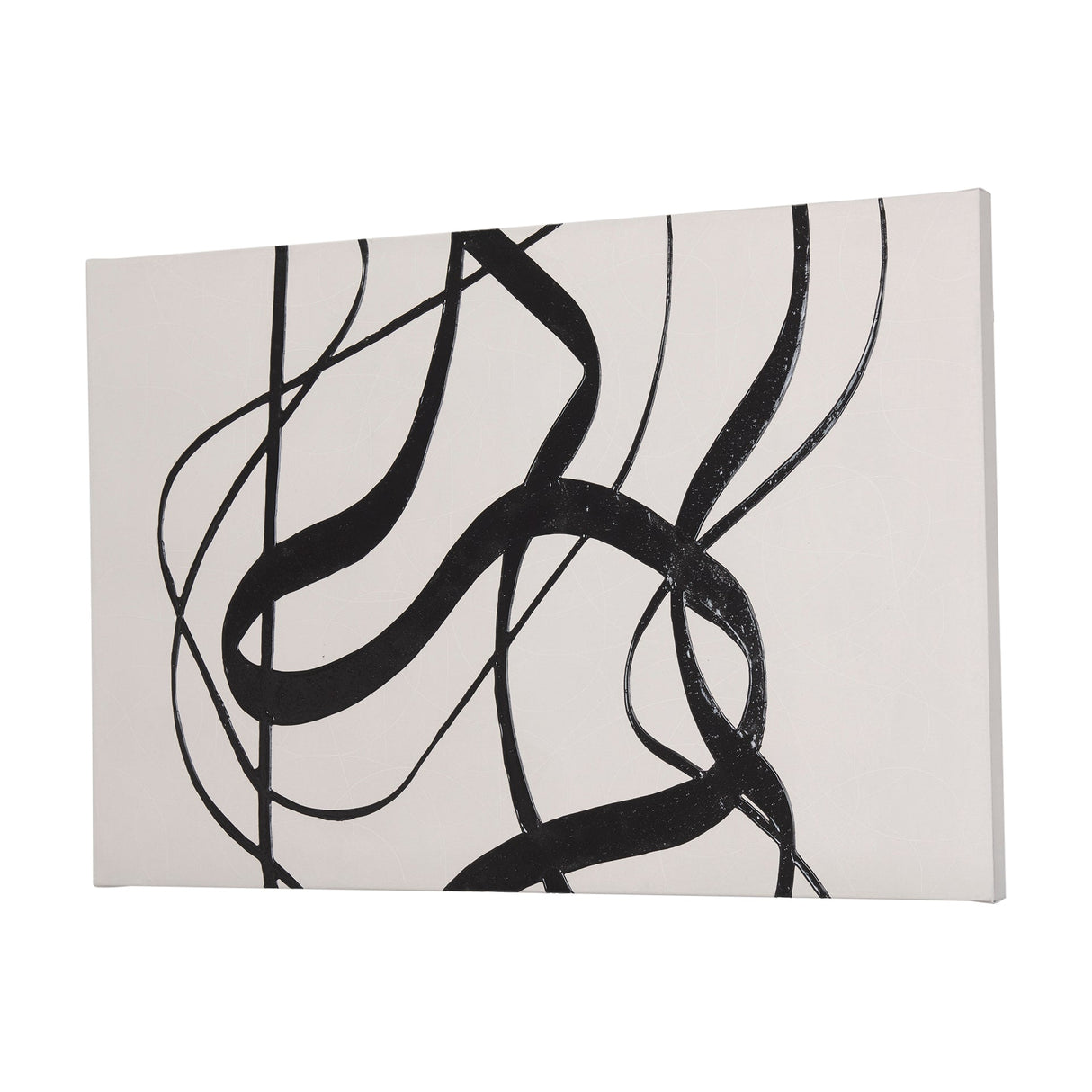 Free Lines Creamy (Set of 3) by Mercana Studio a Hand Embellished Textured Canvas by Mercana at Eve Furniture