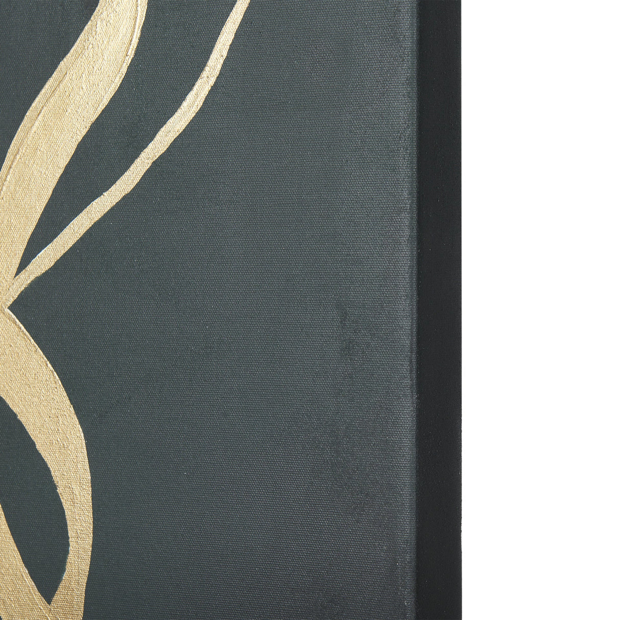 Free Lines Dark Green by Mercana Studio a Hand Embellished Textured Canvas by Mercana at Eve Furniture