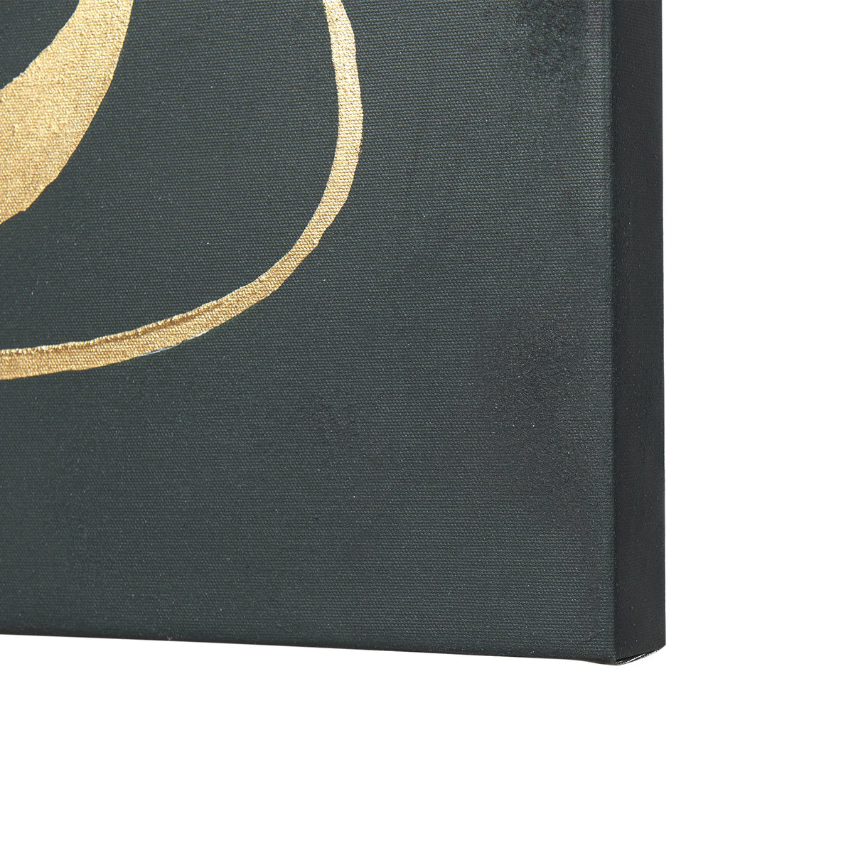 Free Lines Dark Green by Mercana Studio a Hand Embellished Textured Canvas by Mercana at Eve Furniture
