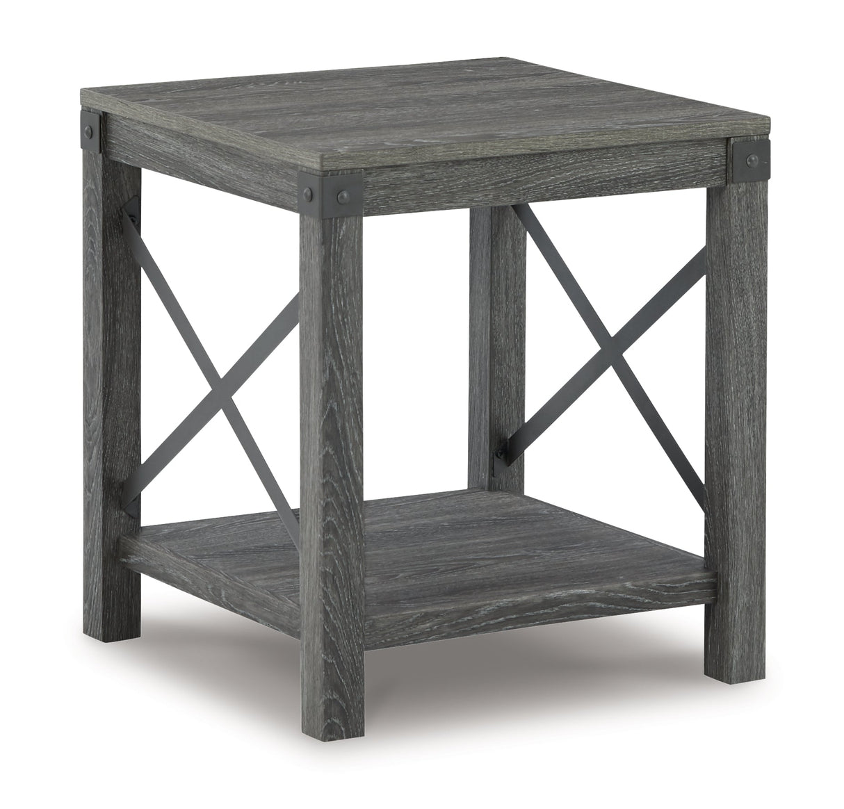 Freedan Coffee Table with 2 End Tables in Grayish Brown by Ashley at Eve Furniture