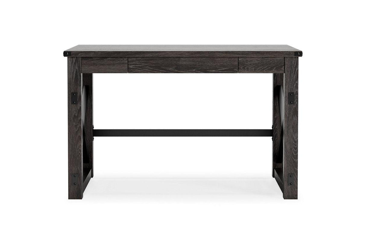 Freedan Grayish Brown 48" Home Office Desk by Ashley at Eve Furniture