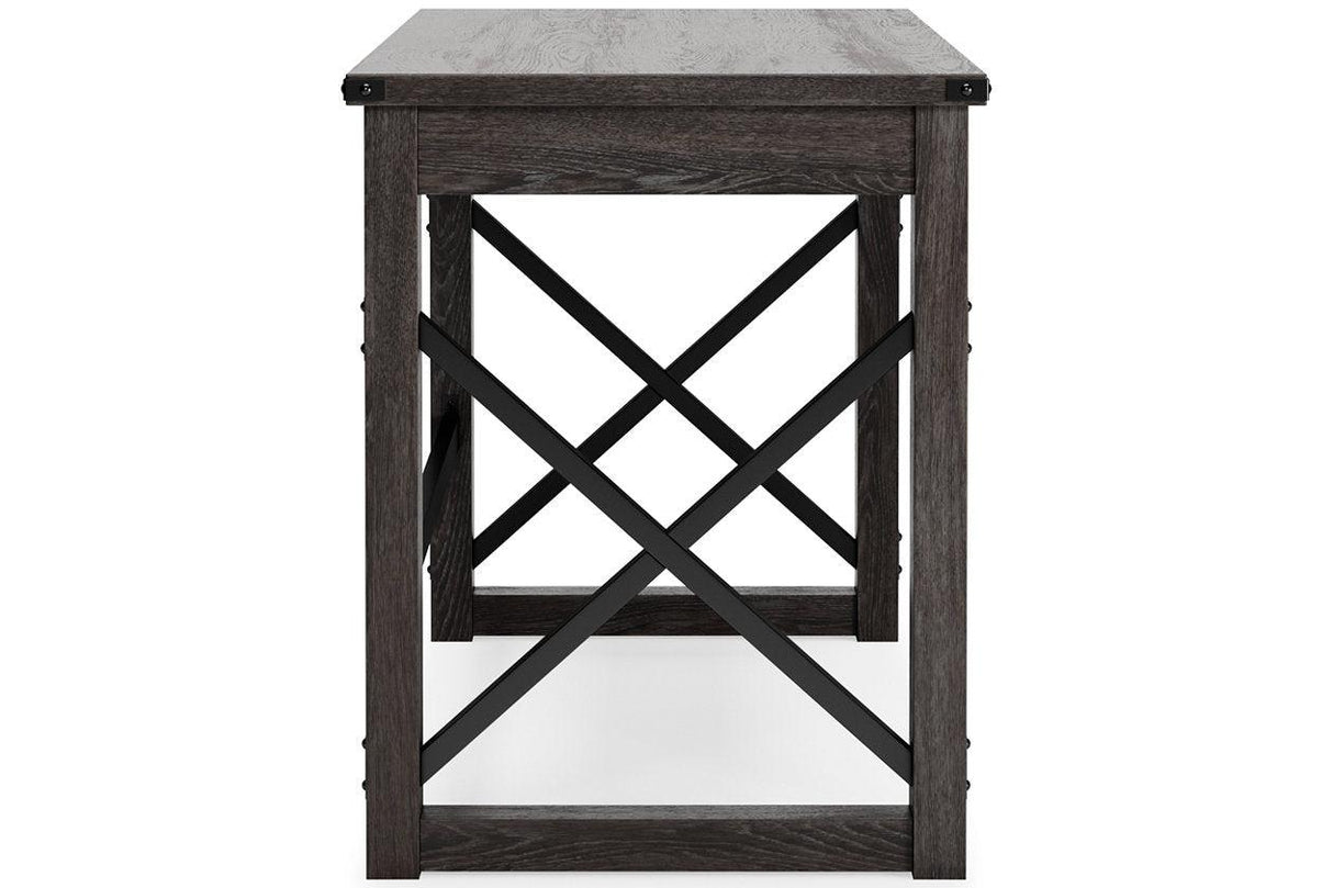 Freedan Grayish Brown 48" Home Office Desk by Ashley at Eve Furniture