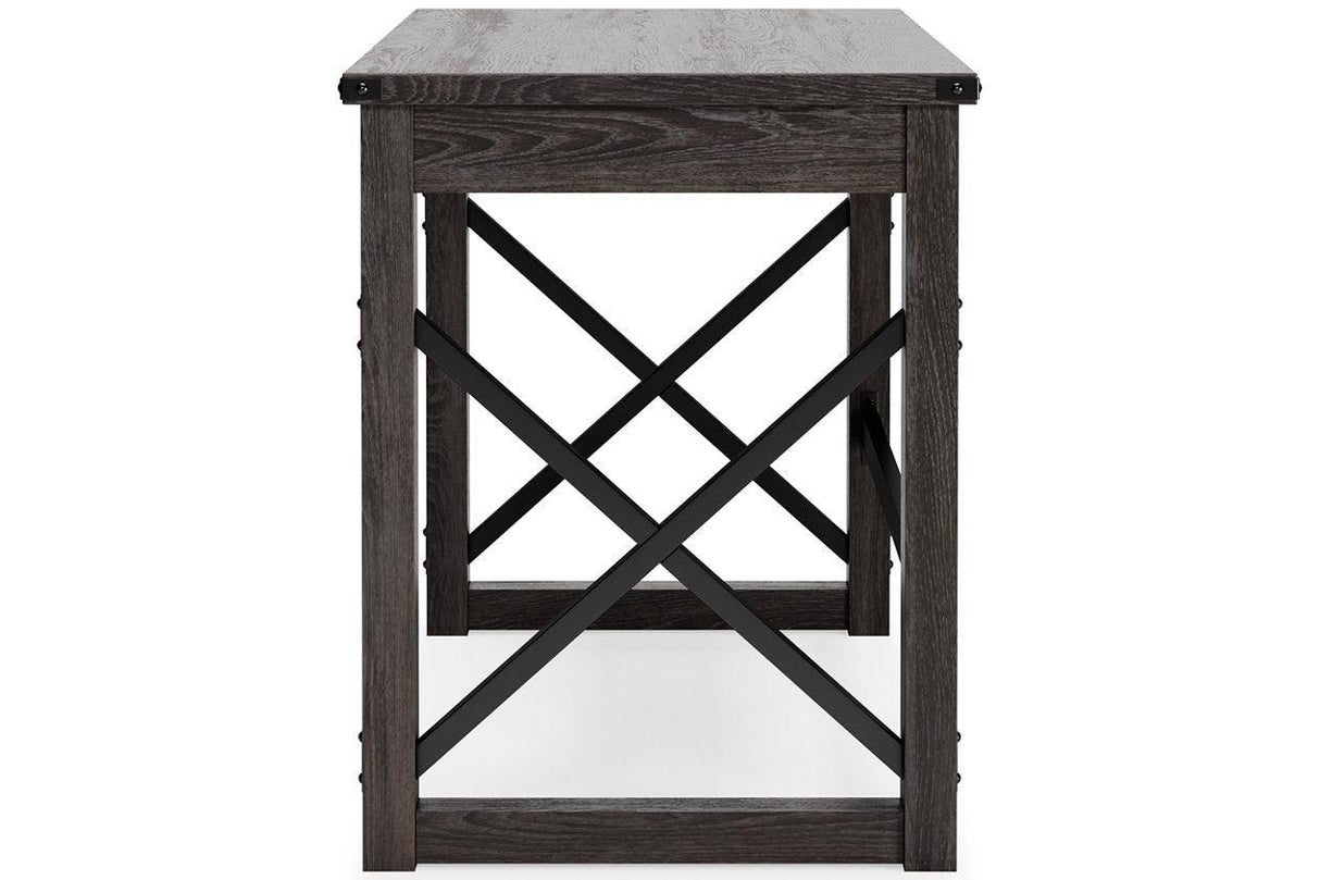 Freedan Grayish Brown 48" Home Office Desk by Ashley at Eve Furniture