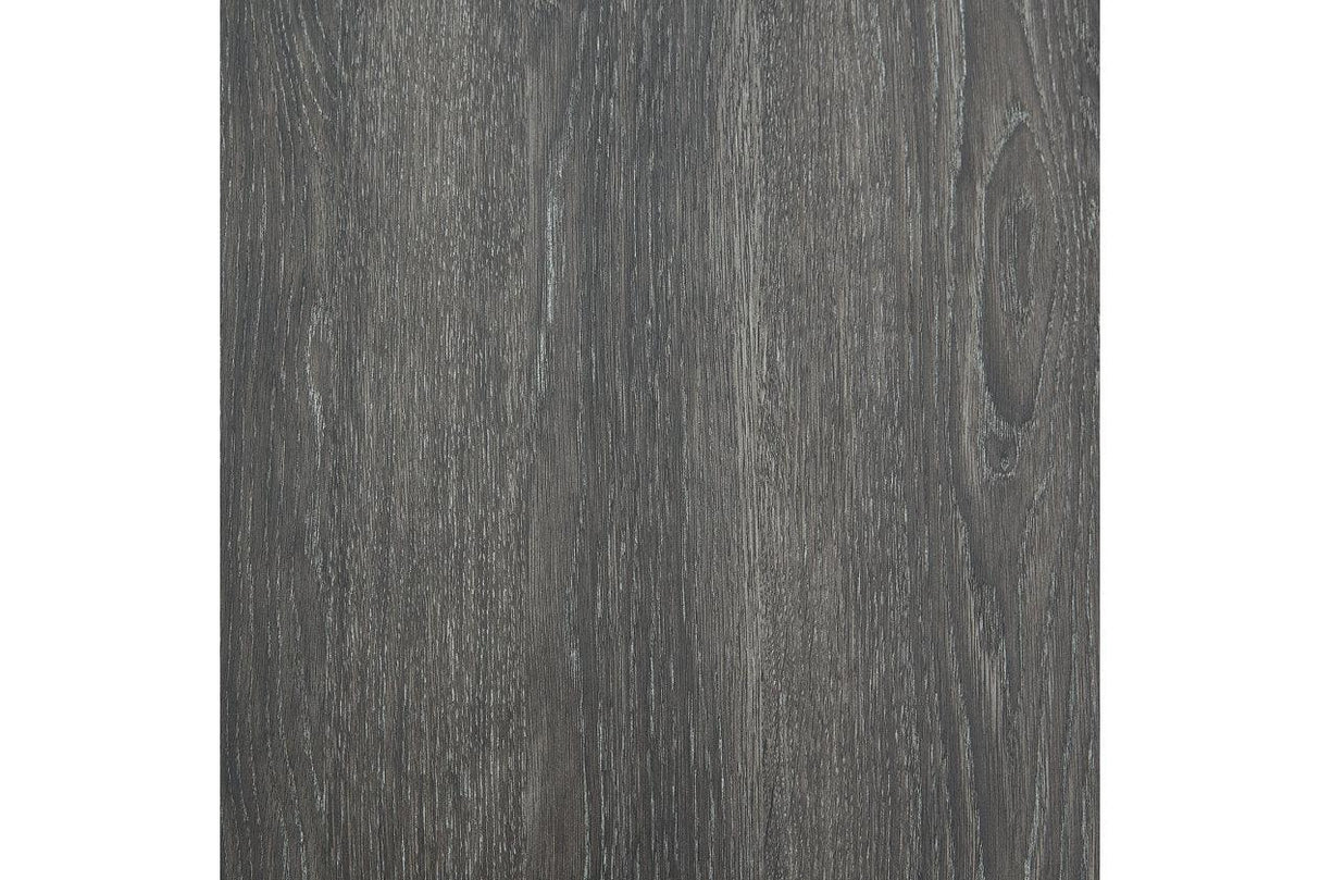 Freedan Grayish Brown End Table by Ashley at Eve Furniture