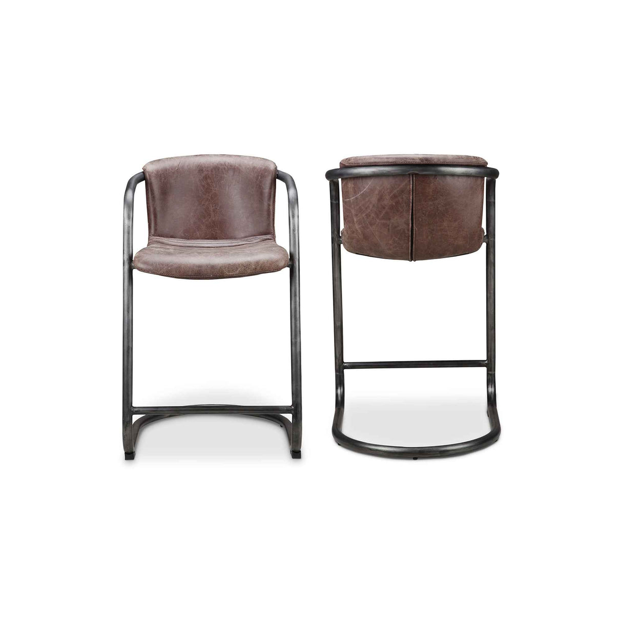 Freeman Brown Counter Stool (Set of 2)