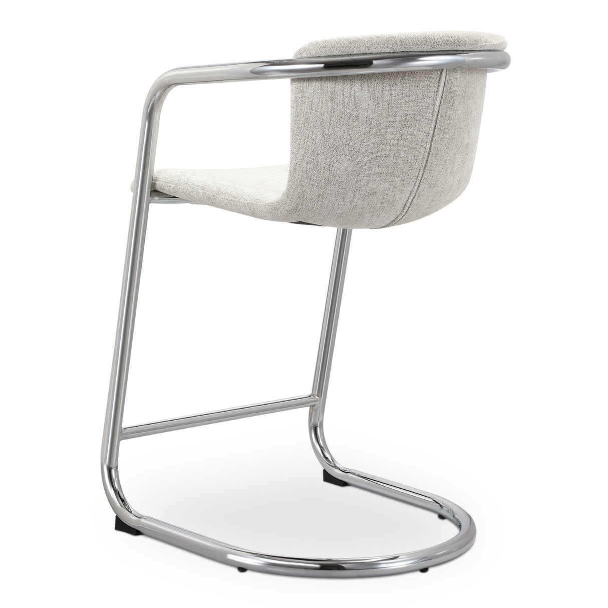 Freeman Chrome Frame Counter Stool (Set of 2) by Moe's Home at Eve Furniture