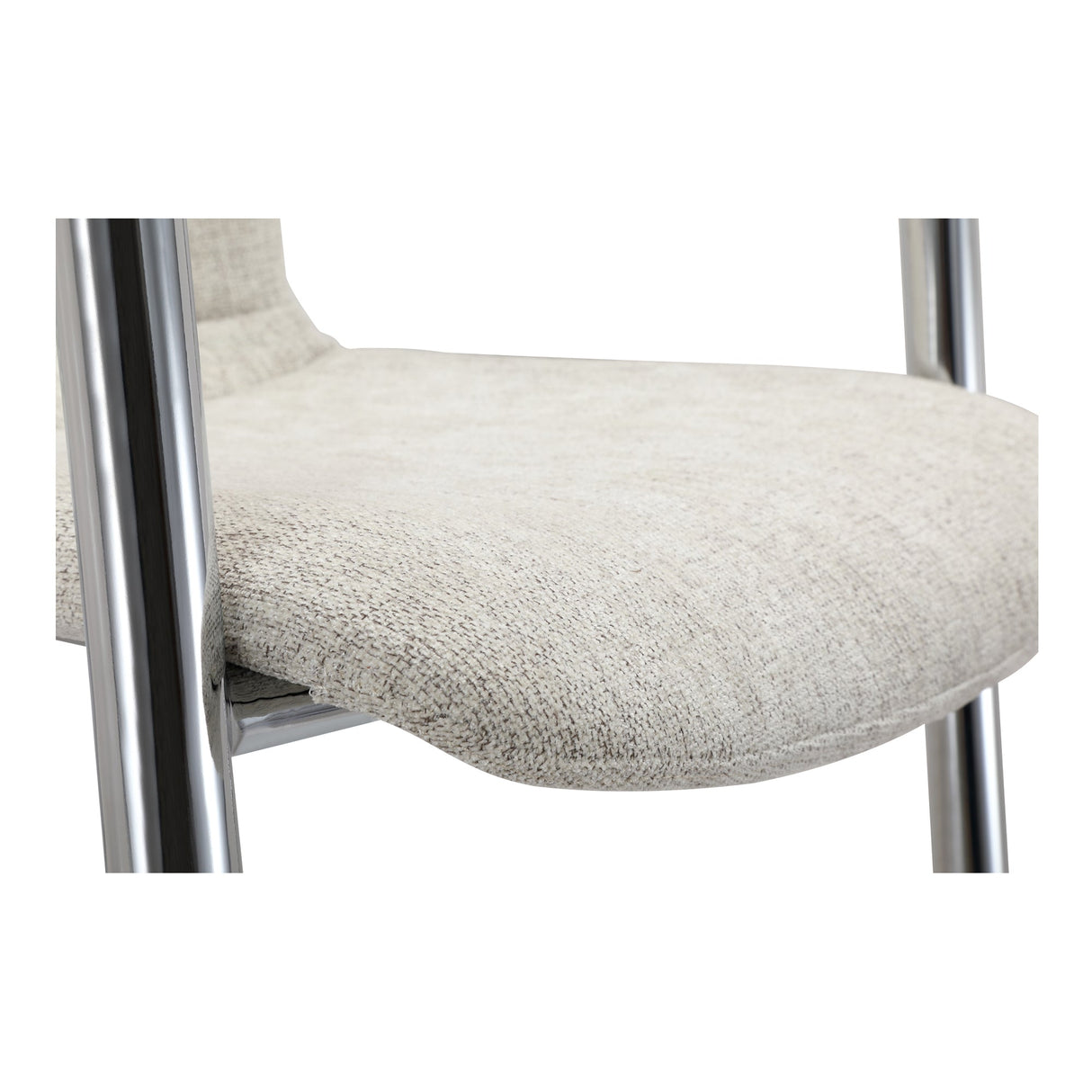 Freeman Chrome Frame Counter Stool (Set of 2) by Moe's Home at Eve Furniture