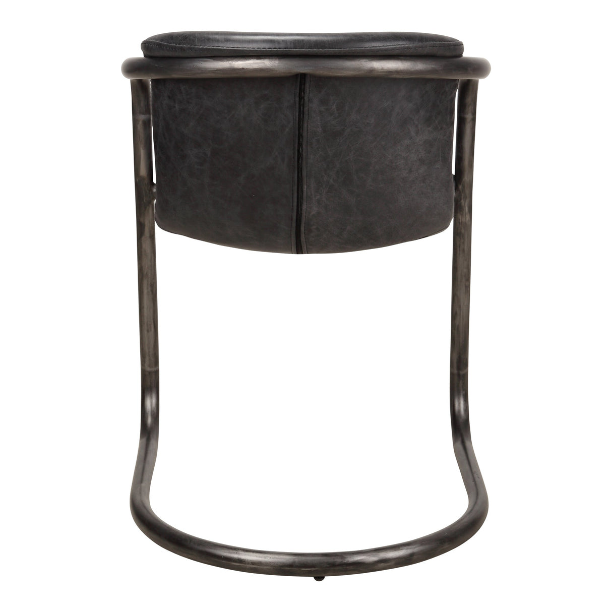 Freeman Onyx Black Leather Dining Chair (Set of 2) by MOES at Eve Furniture