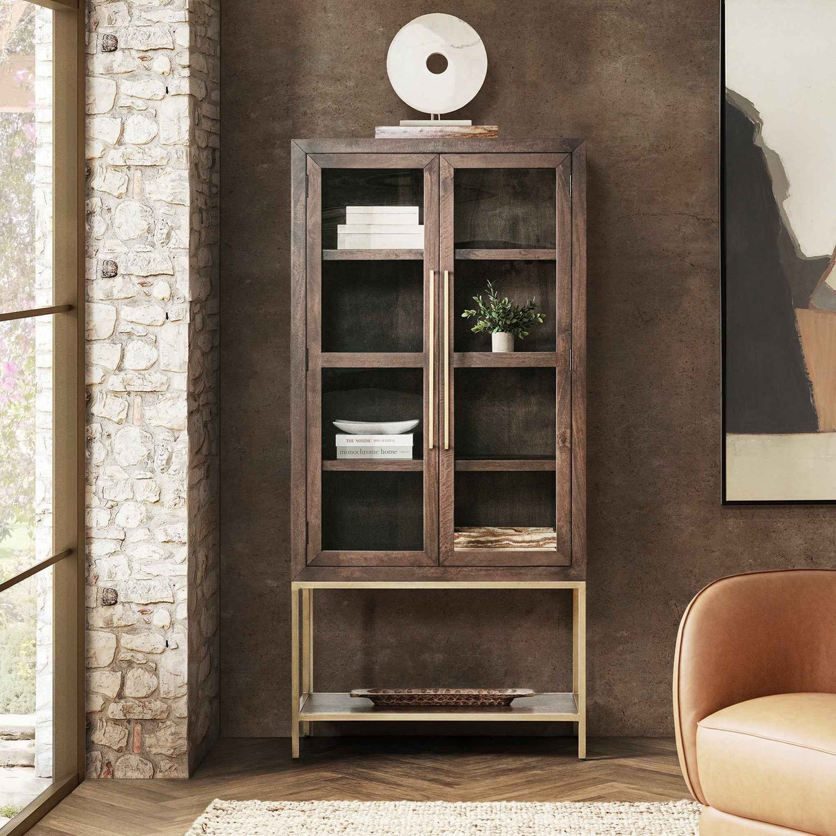 Freemont Kona Brown Display Cabinet by Classic Home at Eve Furniture