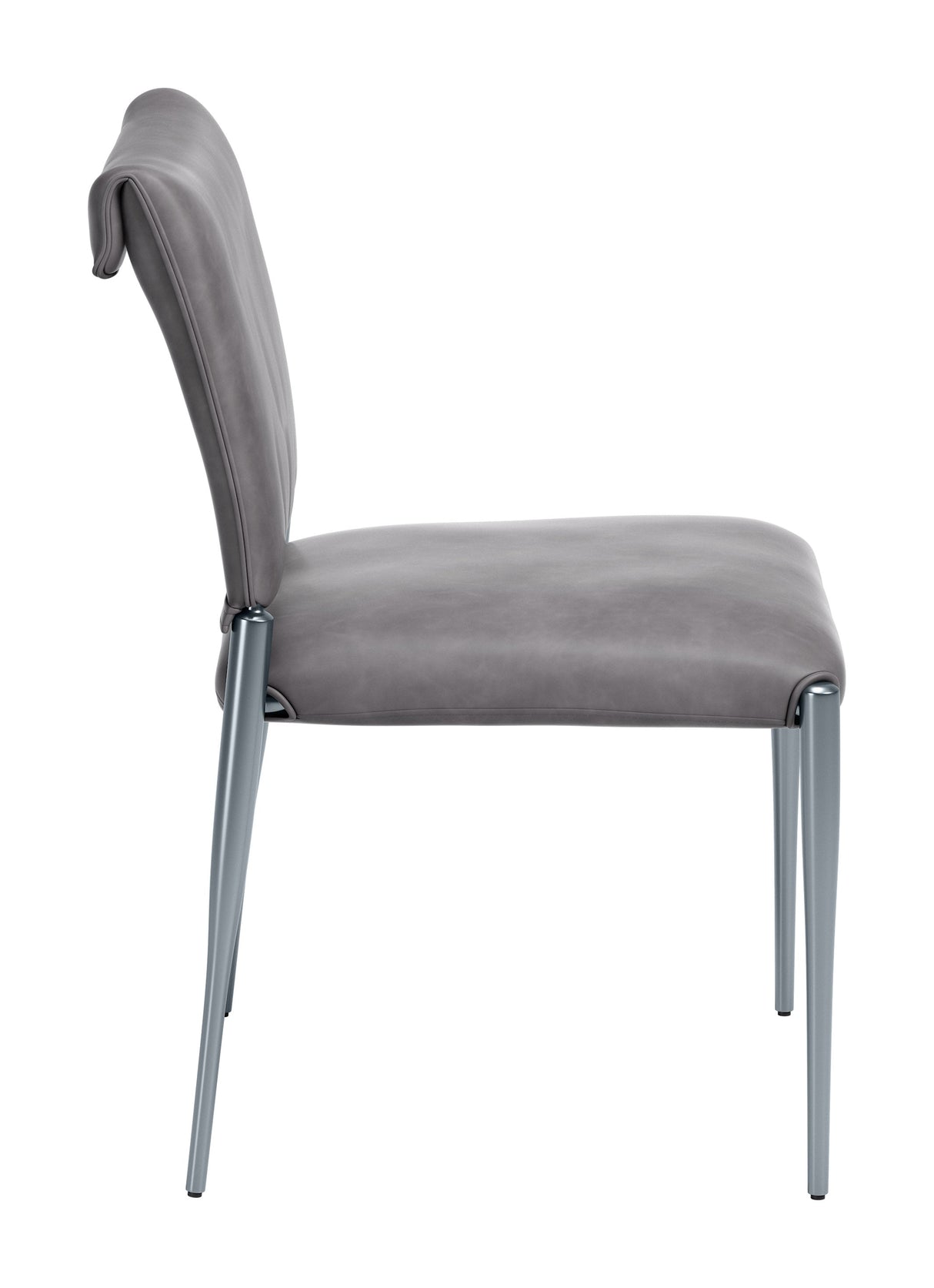 Freesia Charcoal Gray Dining Chair (Set of 2) by Zuomod at Eve Furniture