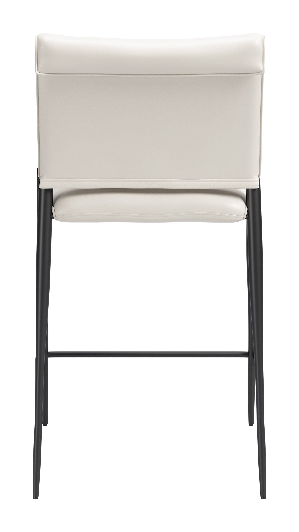 Freesia White Counter Stool (Set of 2) by Zuomod at Eve Furniture