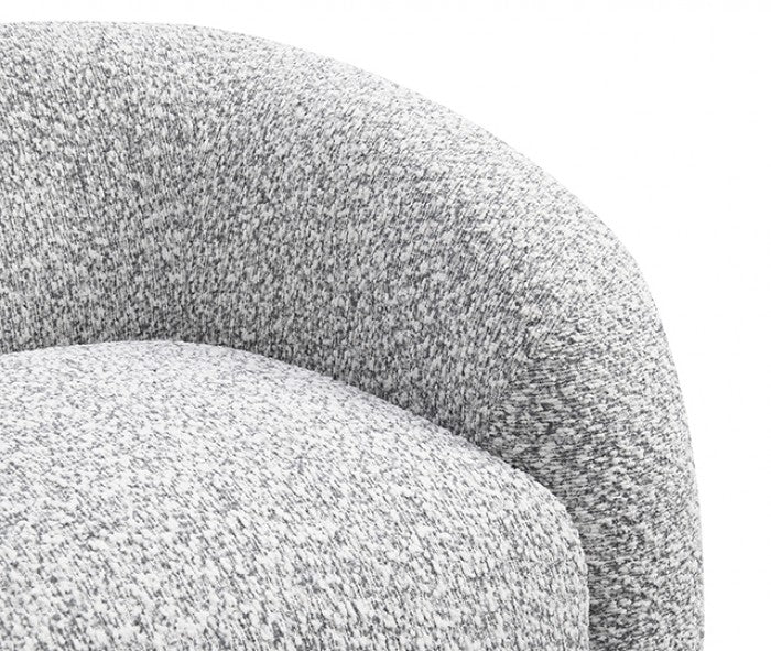 Freja Gray Swivel Chair by Furniture of America at Eve Furniture