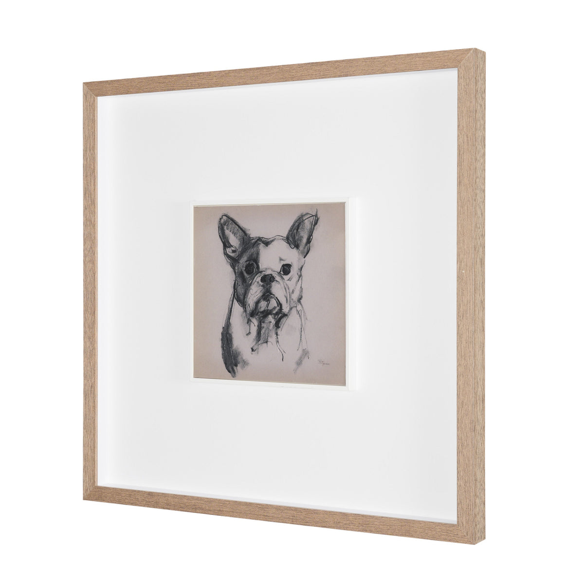 Frenchton by Mercana Studio Hand-Embellished Framed Artwork Matted under Glass by Mercana at Eve Furniture