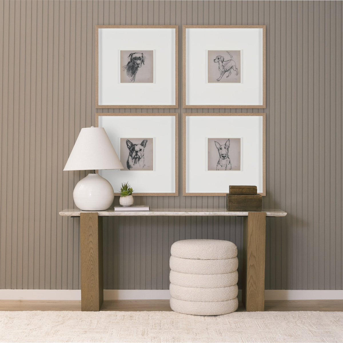 Frenchton by Mercana Studio Hand-Embellished Framed Artwork Matted under Glass by Mercana at Eve Furniture