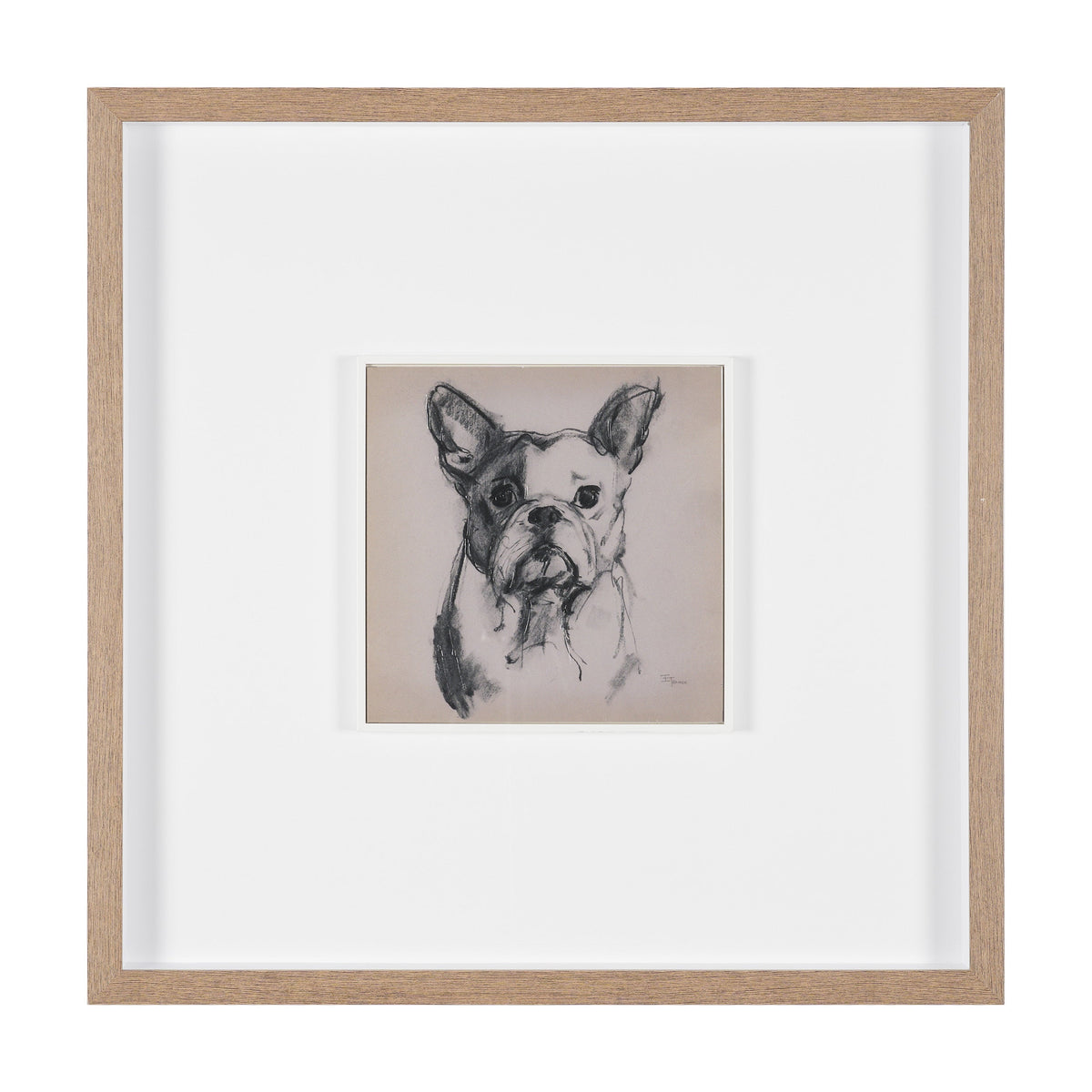 Frenchton by Mercana Studio Hand-Embellished Framed Artwork Matted under Glass by Mercana at Eve Furniture