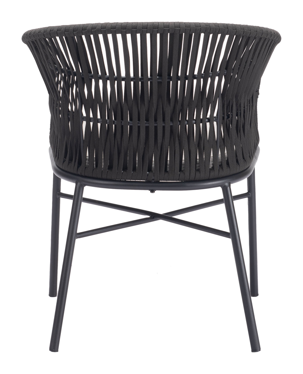 Freycinet Black Outdoor Dining Chair (Set of 2) by Zuomod at Eve Furniture
