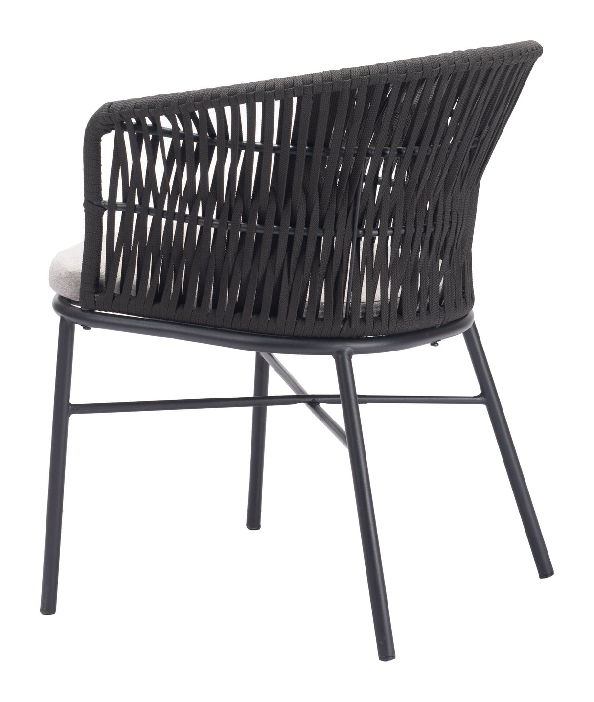 Freycinet Black Outdoor Dining Chair (Set of 2) by Zuomod at Eve Furniture